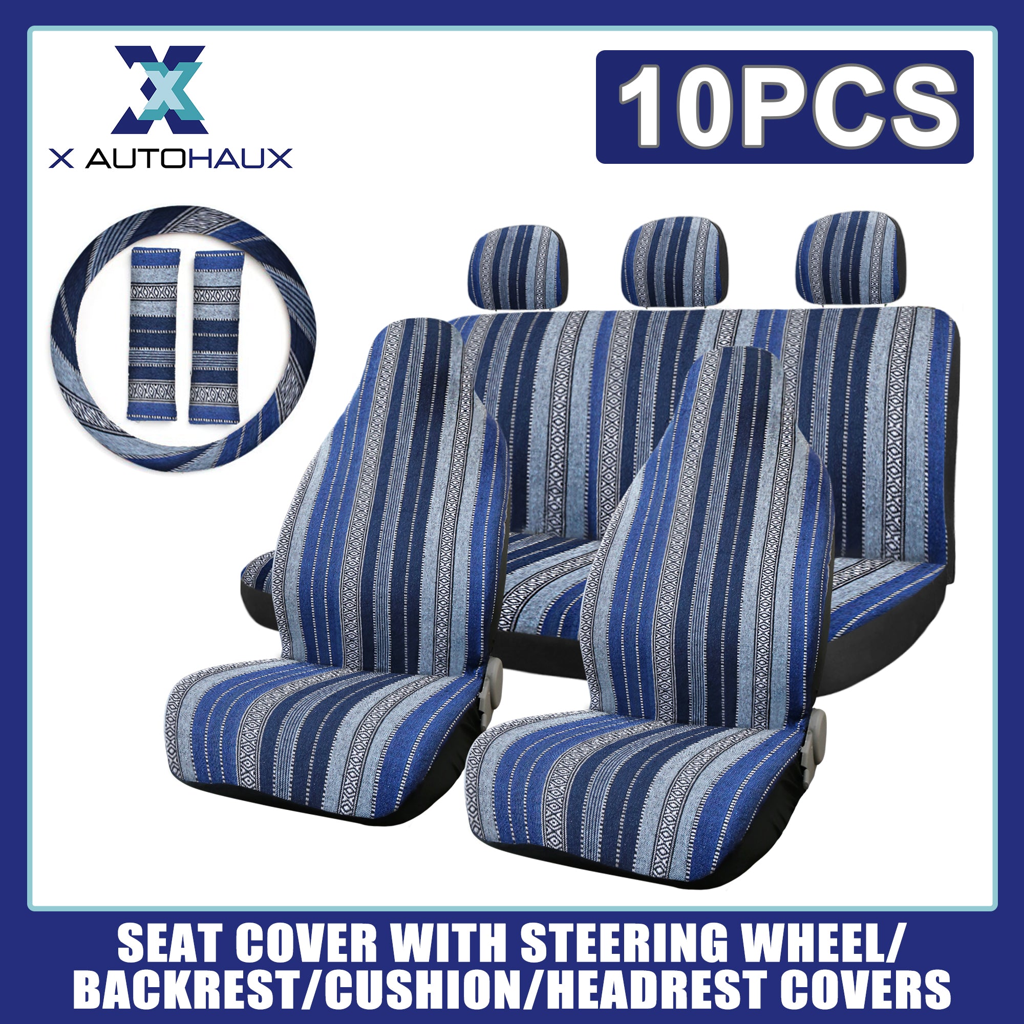 Bucket Seat Cover Protector 10pcs Universal Blanket Durable for Car Auto