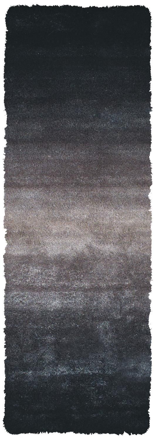 Freya Hand Tufted Black and Gray Rug by BD Fine