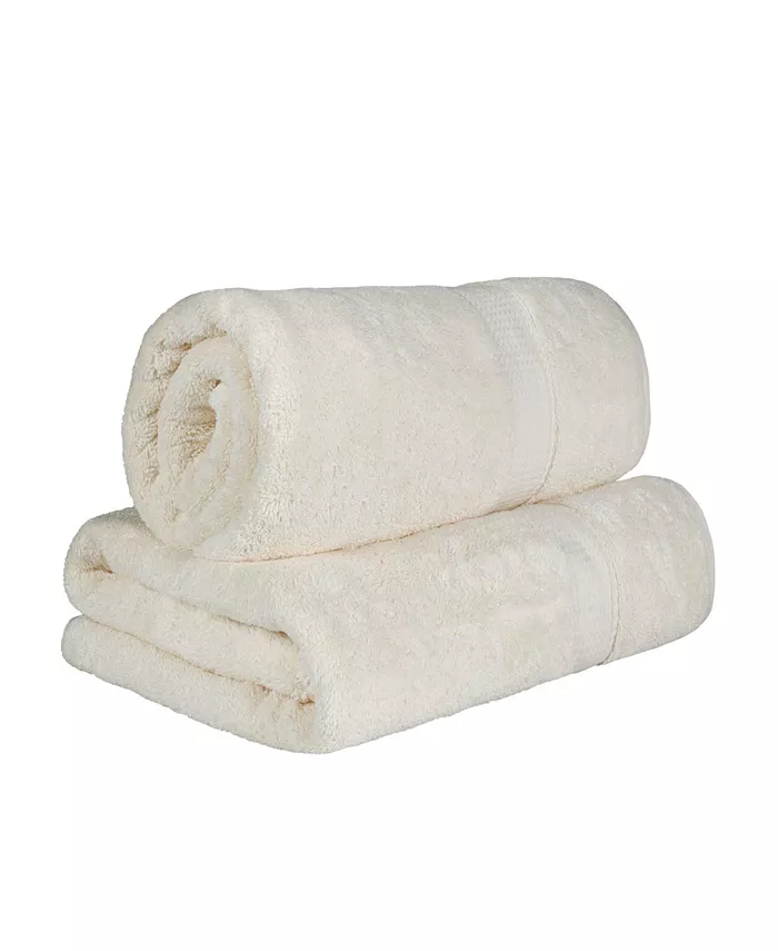 Superior Highly Absorbent Egyptian Cotton Ultra Plush Solid Bath Towel Set Collection