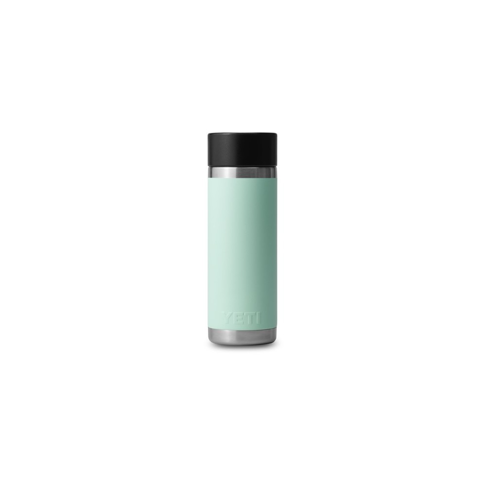 Yeti Rambler 18oz Bottle with HotShot Cap Seafoam