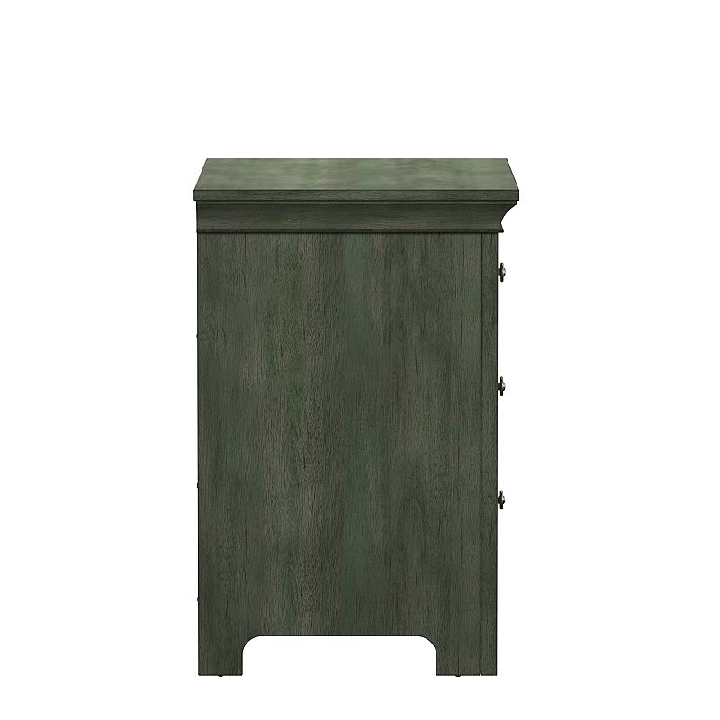 HomeVance Sophia 3-Drawer Nightstand