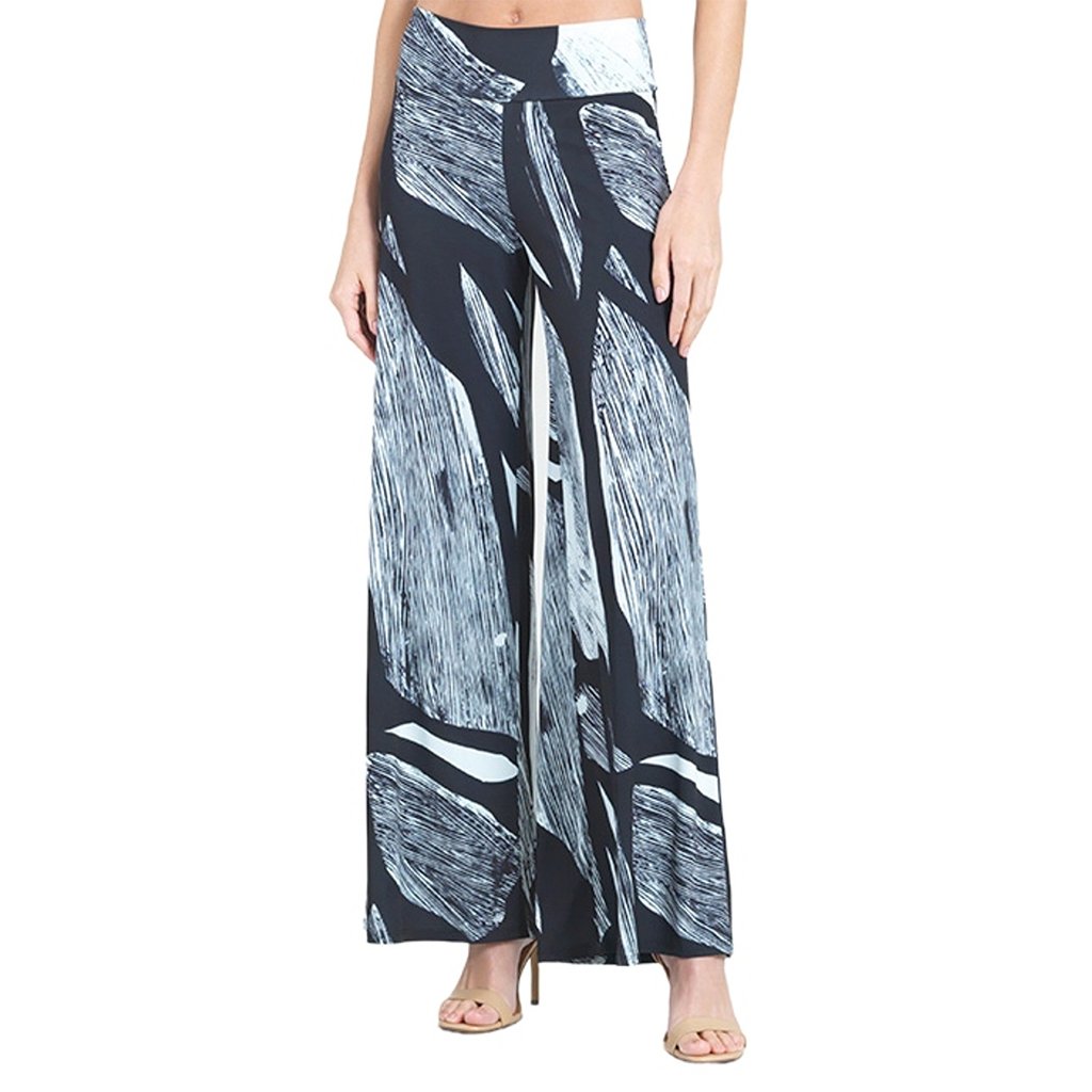 Clara Sunwoo  Geo Print Soft Knit Palazzo Pant - Assorted by size