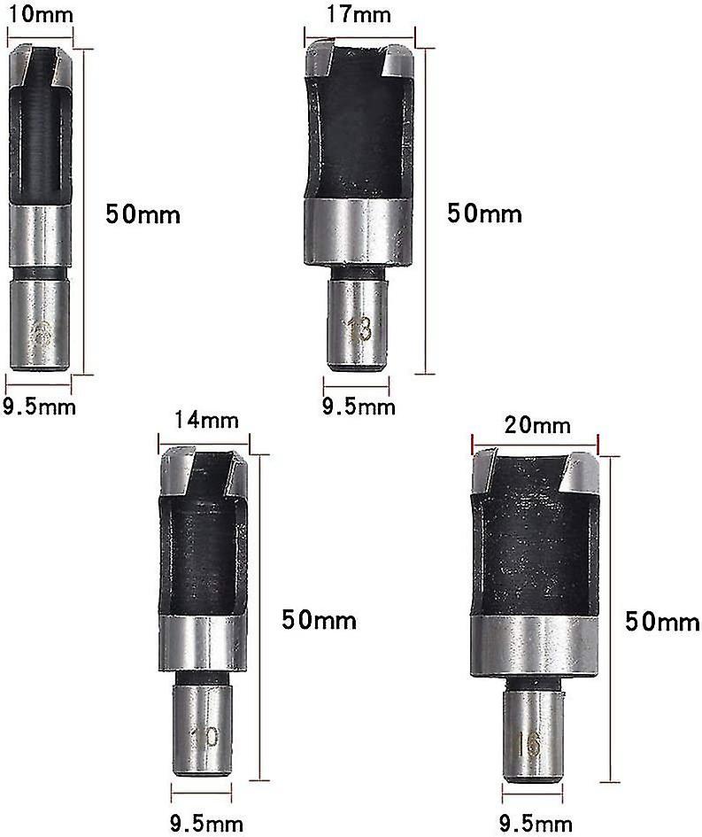 Woodworking Tools 8pcs High Carbon Steel Drill Bit Wood Stake Cutter Set