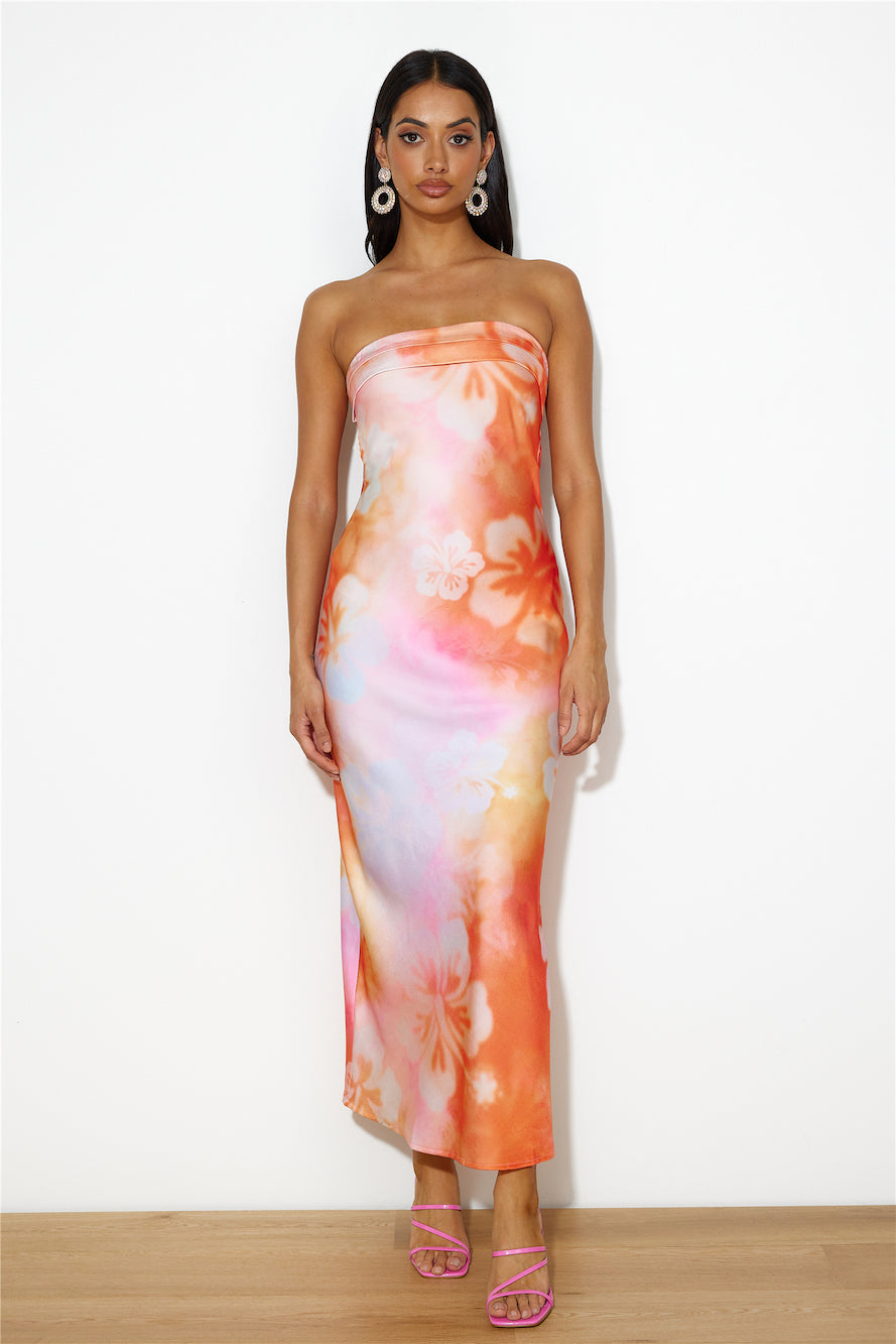 Highway To Heaven Maxi Dress Orange