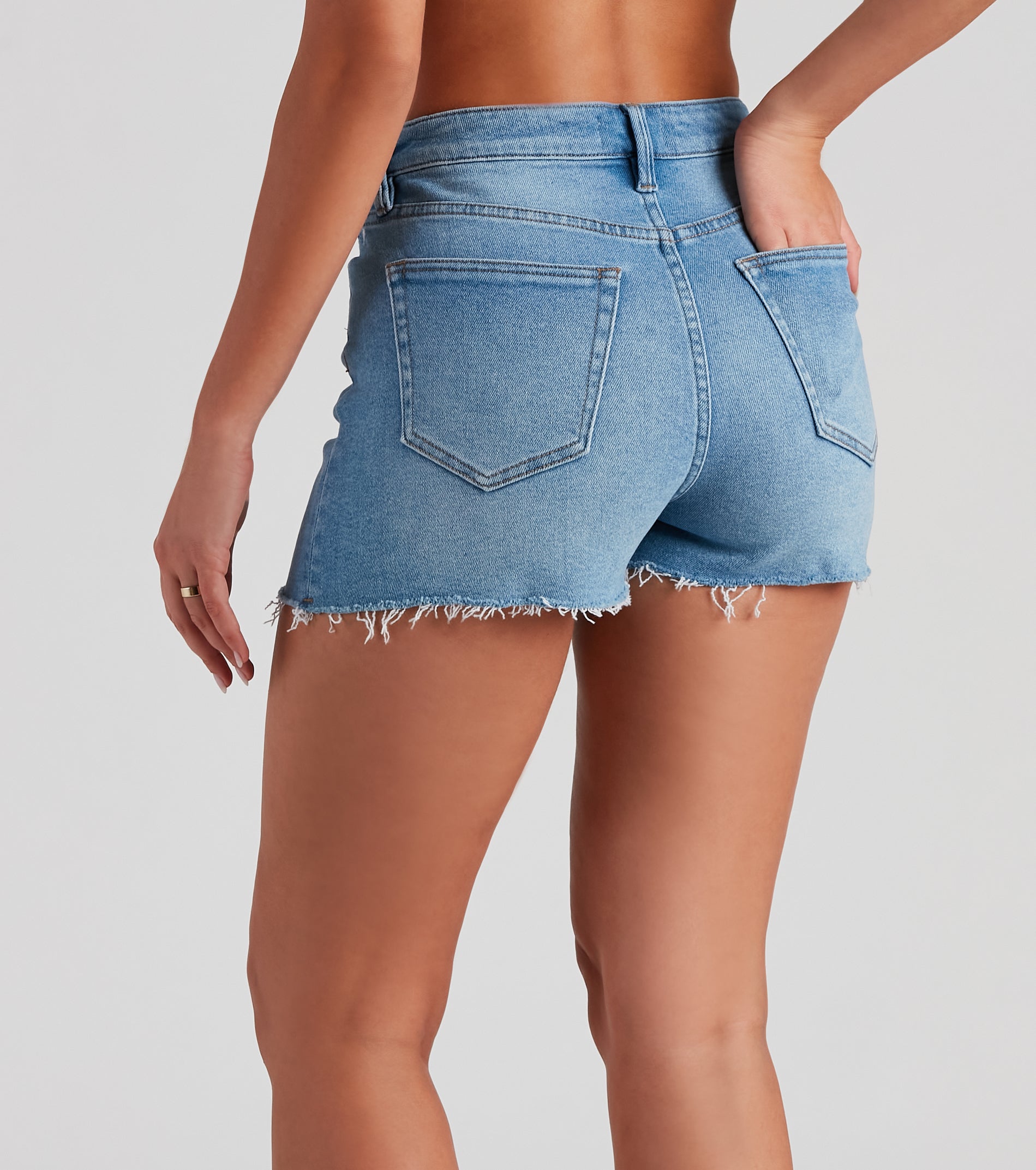 Remy High Rise Cut Off Shorts By Windsor Denim