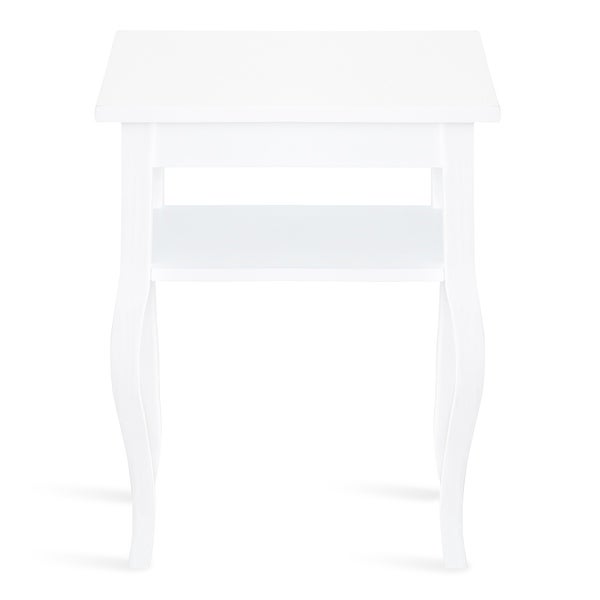 Kate and Laurel Lillian Wood Side Table - 18x12x24