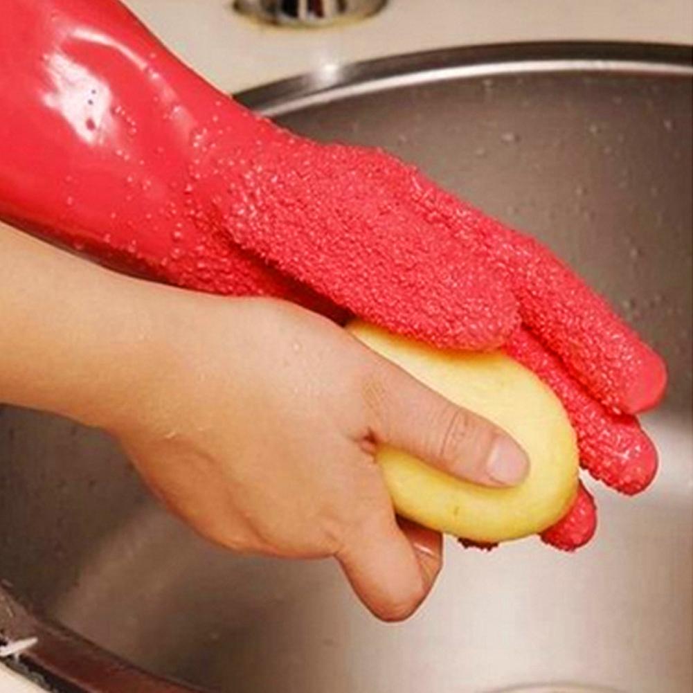 Thicken Peelers Gloves Peeling Fruit Vegetable Potato Fish Scale Processing Tools Kitchen Gadget1pcs Left Hand Glove