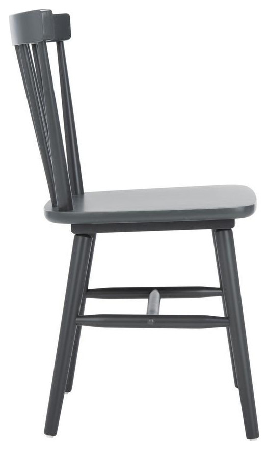 Horace Spindle Back Dining Chair  Set of 2  Gray   Midcentury   Dining Chairs   by Rustic Home Furniture Deco  Houzz