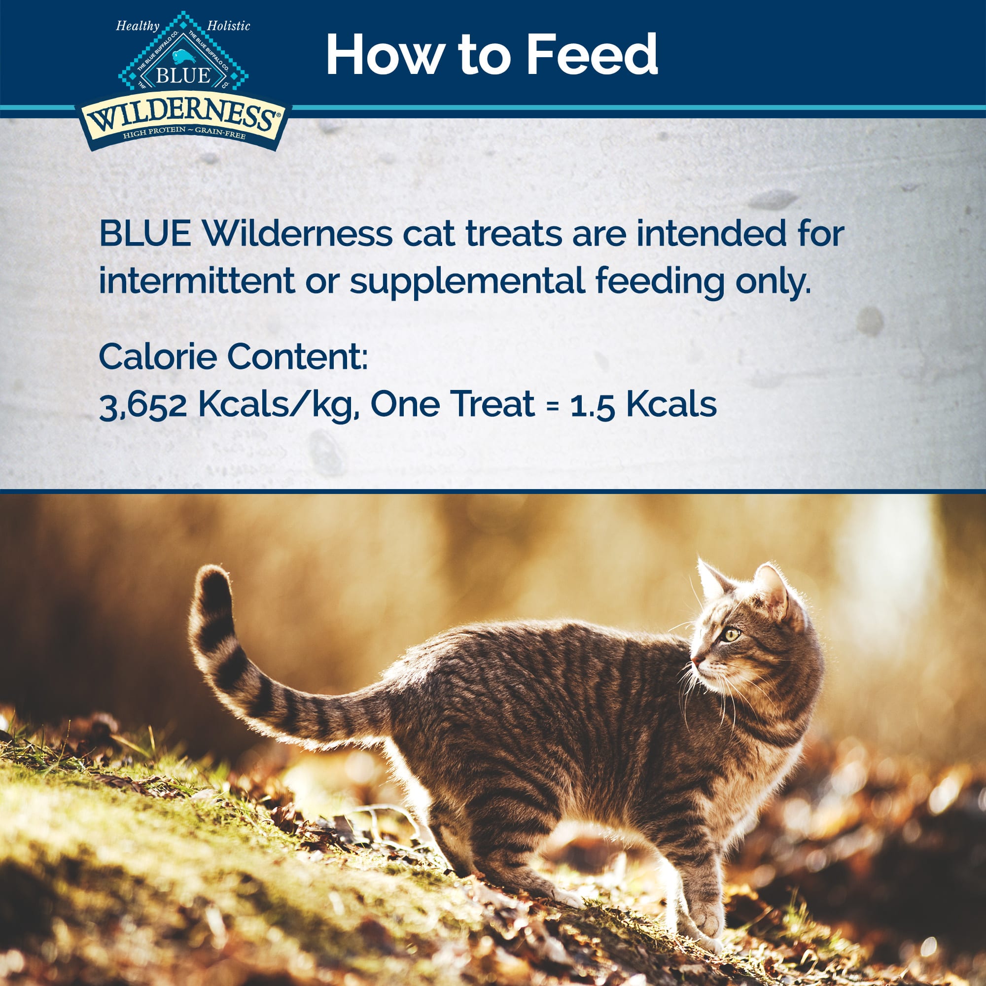 BLUE BUFFALO Blue Wilderness Chicken amp; Turkey Cat Treats， 2 oz.