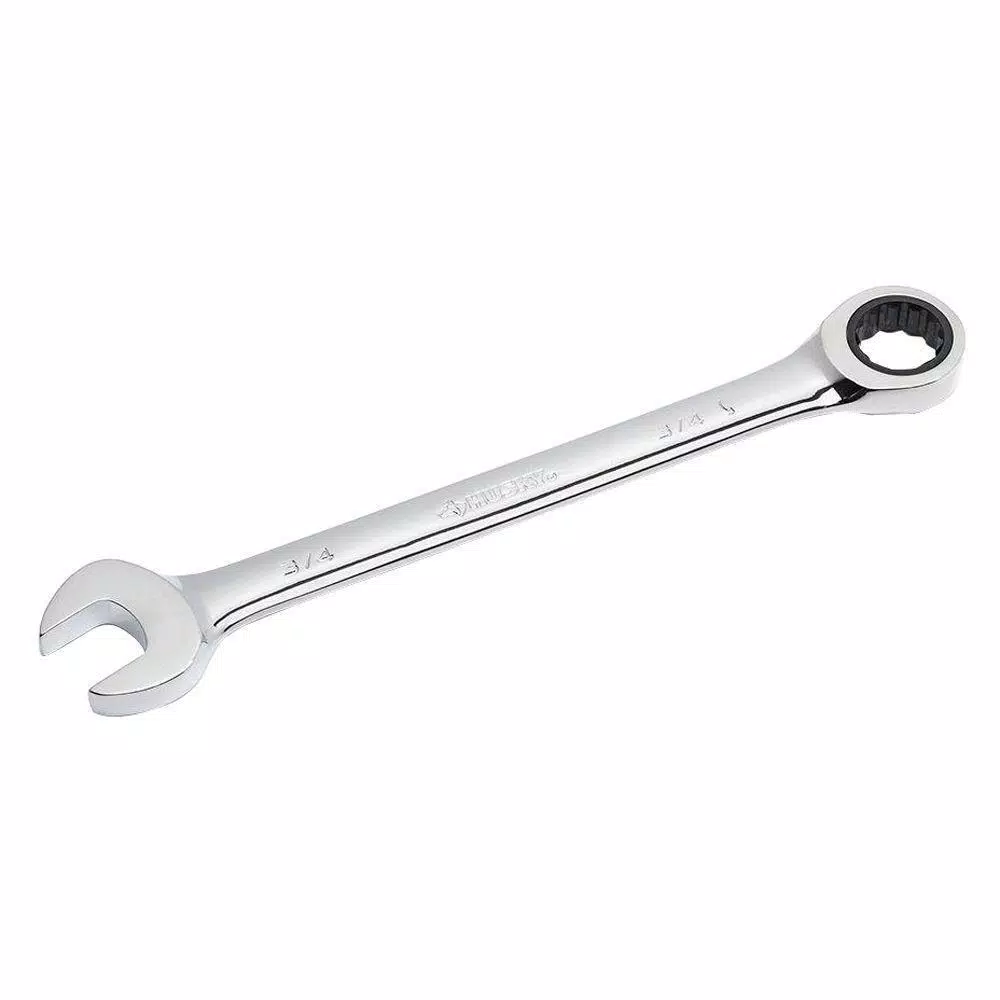 Husky 3/4 in. 12-Point SAE Ratcheting Combination Wrench and#8211; XDC Depot