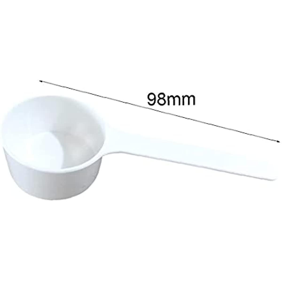 Plastic Measuring Spoon Coffee Protein Milk Powder Scoop 8ml Kitchen Spoon Tool White