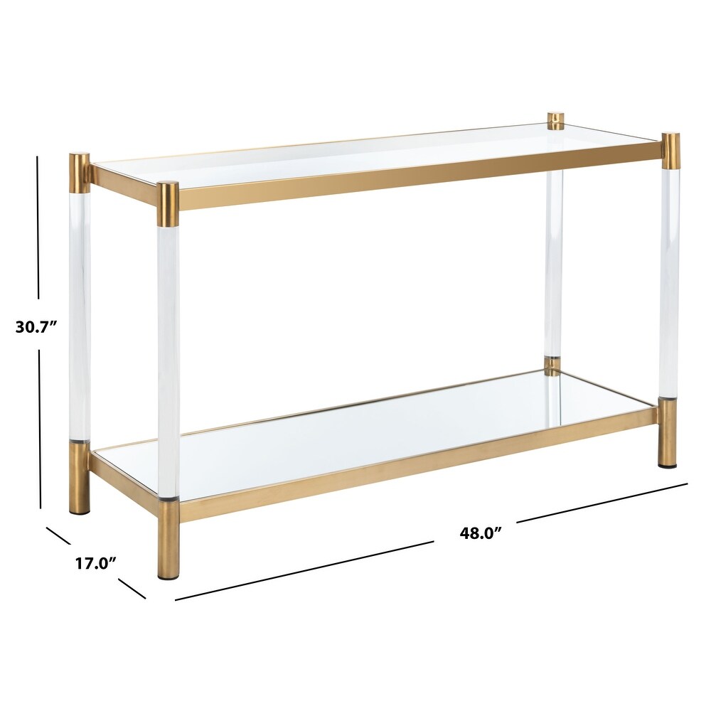 SAFAVIEH Couture Shayla Acrylic Console Table   48\