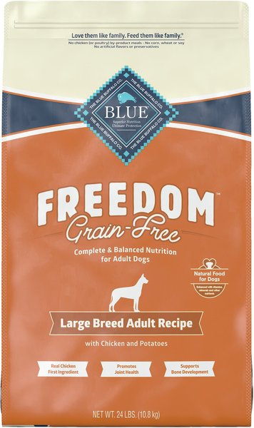 Blue Buffalo Freedom Large Breed Adult Chicken Recipe Grain-Free Dry Dog Food