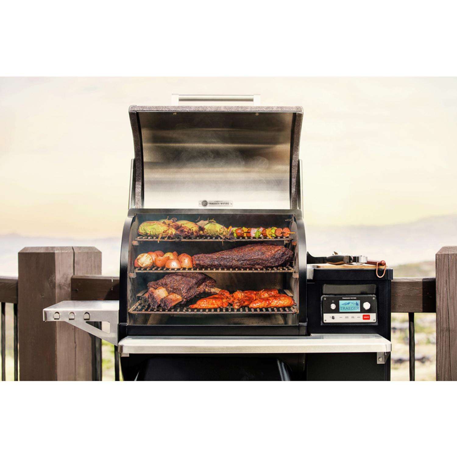 Traeger Timberline 850 Wood Pellet WiFi Grill Black