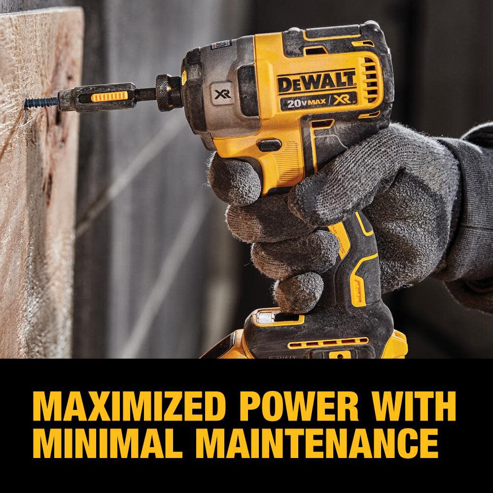 DW 20V MAX XR Brushless 1/4-in 3-Speed Impact Driver (Bare) DCF887B from DW