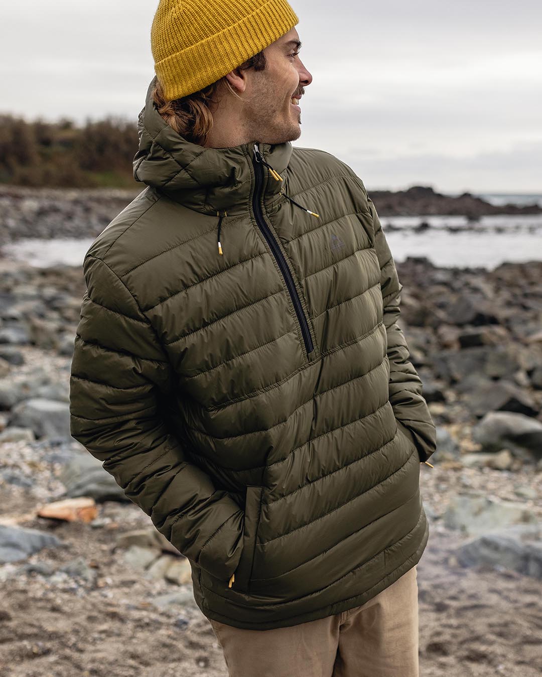 Crest Recycled Insulated Jacket - Khaki