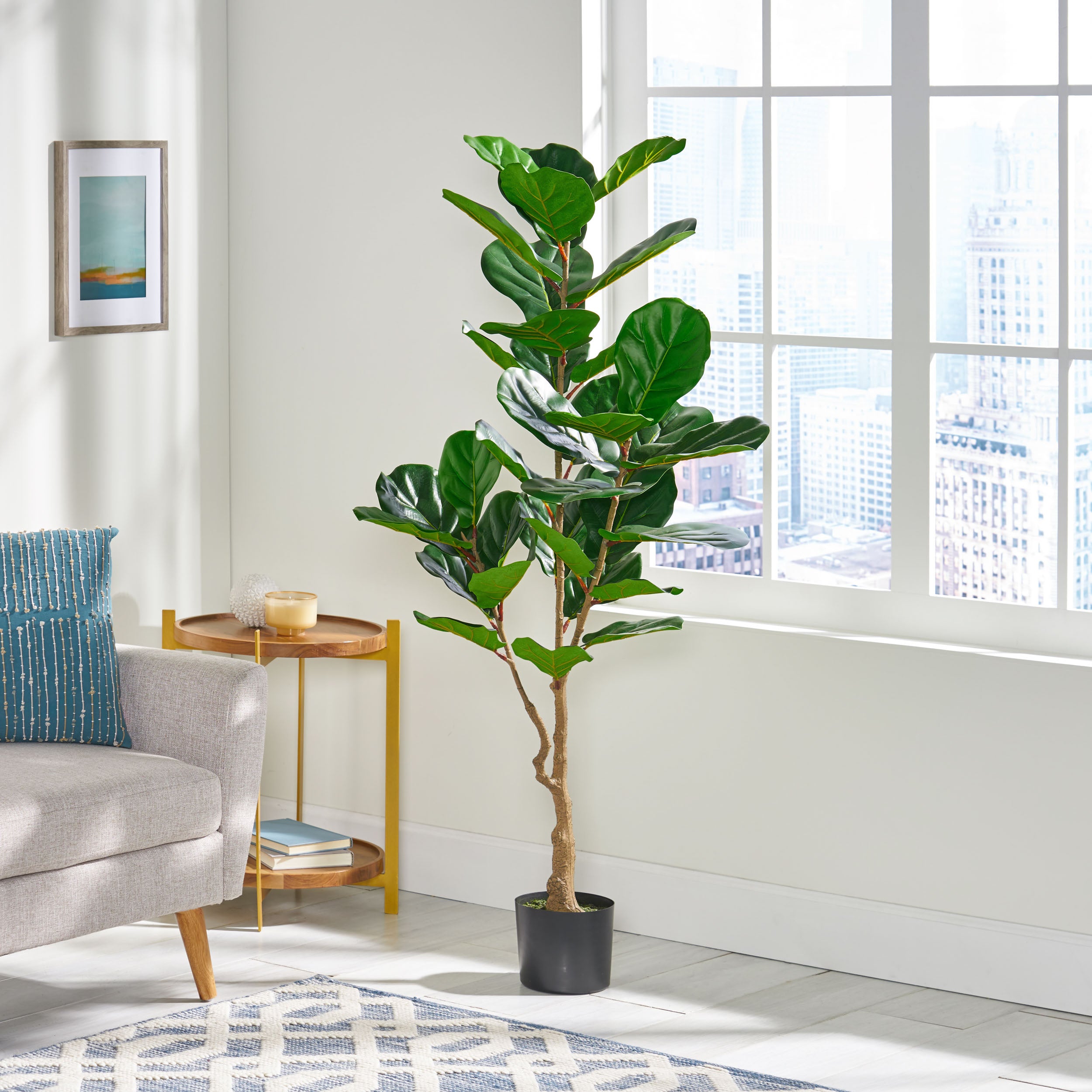 Stilwell Artificial Fiddle-Leaf Fig Tree