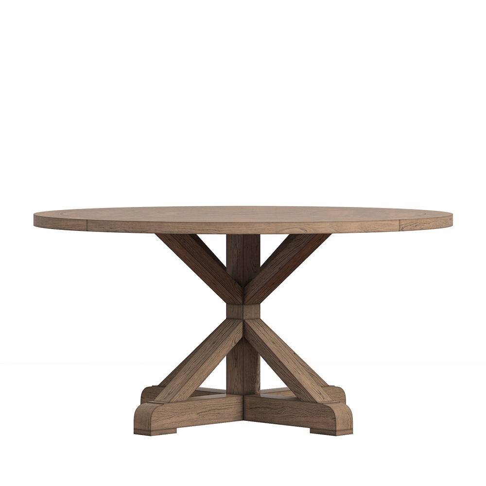 Benchwright X base 48 in. Round Dining Set by iNSPIRE Q Artisan