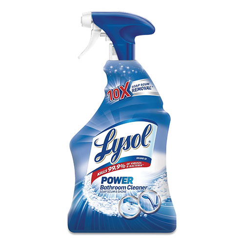 Reckitt Benckiser Lysol Disinfectant Bathroom Cleaners | Liquid， Island Breeze， 22 oz Trigger Spray Bottle， 6