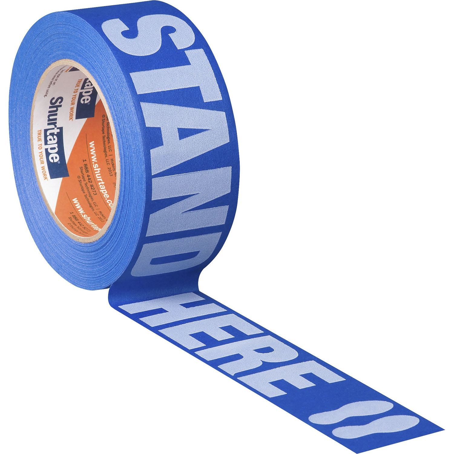 STAND HERE Floor Marking Tape by Shurtech Brands DUC105156