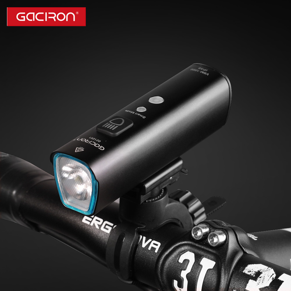 Gaciron Bike Front Light Rainproof USB Rechargeable Bicycle Light 1500LM Cycling Torch LED Flashlight led headlight for bike