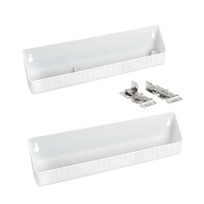 Rev-A-Shelf 14 Kitchen Sink Front Tip-Out Accessory Trays， White， 6572-14-11-52