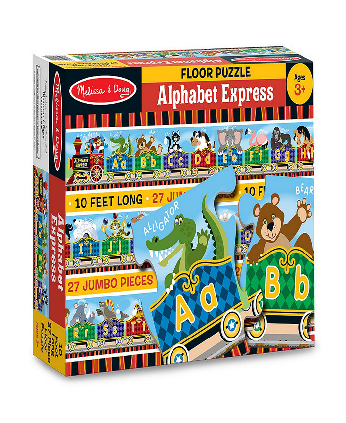 Melissa and Doug Alphabet Express Floor Puzzle (27 pc)