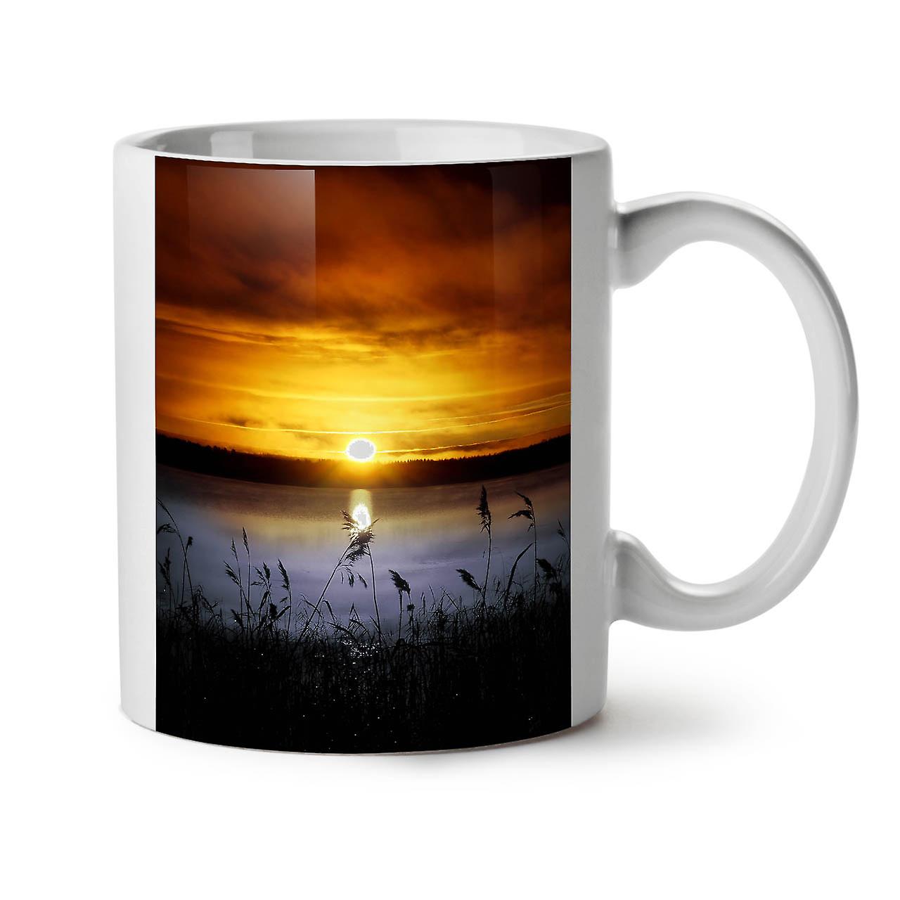 Landscape Lake Sun NEW White Tea Coffee Ceramic Mug 11 oz | Wellcoda