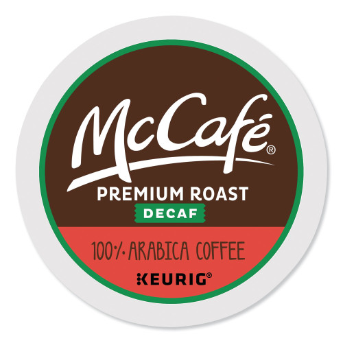 McCafe Premium Roast Decaf K-Cup， 24/BX (7467)