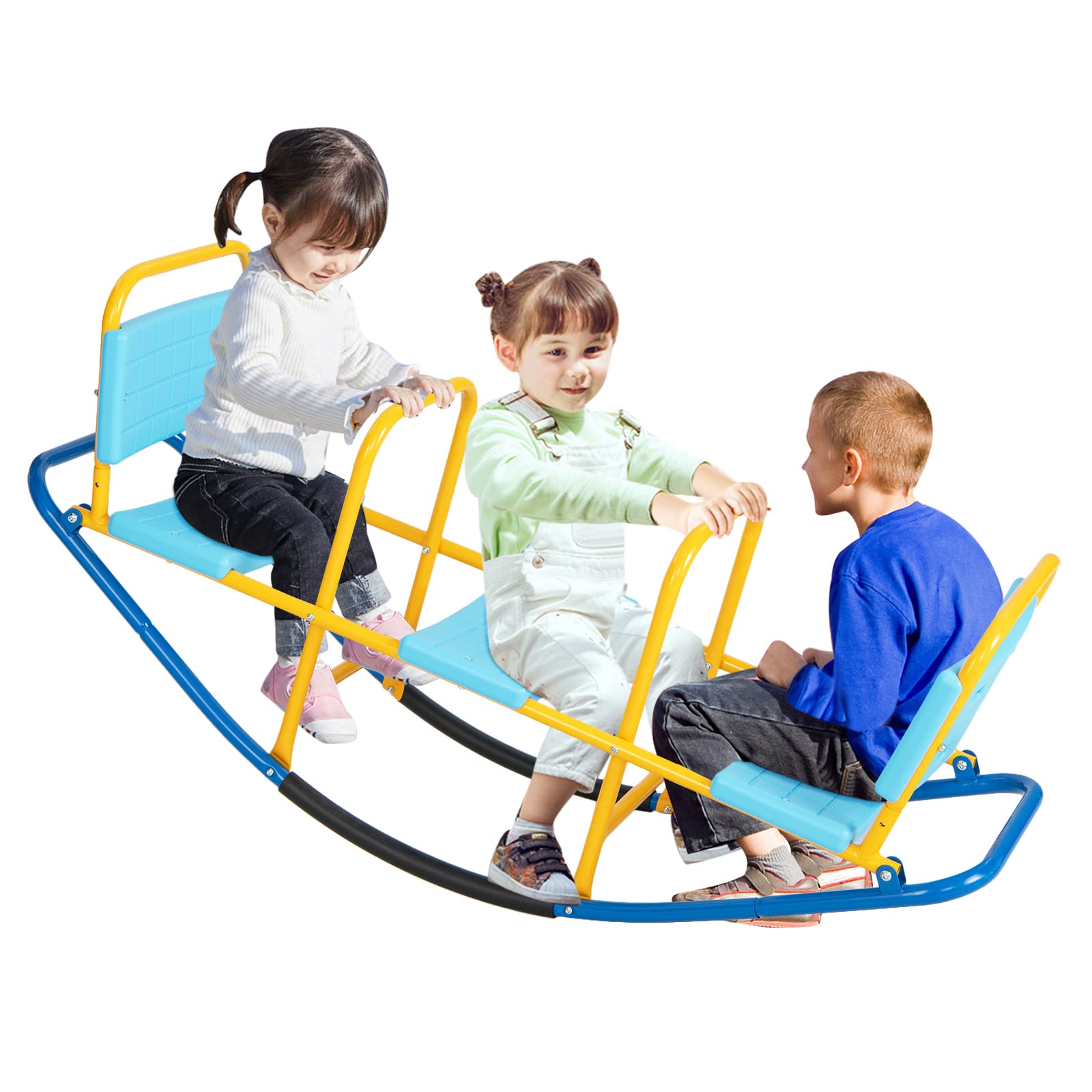 Kids Seesaw Swivel Teeter Totter Playground Equipment