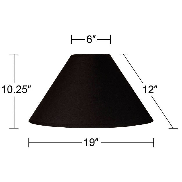 Top X 19 quot Bottom X 12 quot Slant Spider With Replacement Harp And Finial Fitting