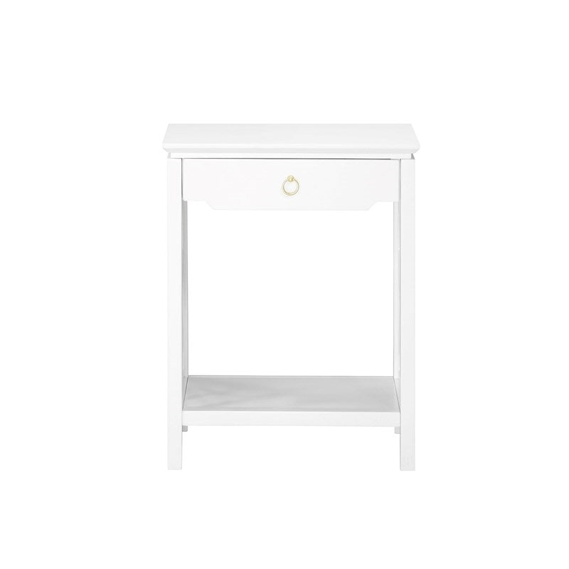 Comfort Pointe (Set of 2) Modern Night Stand in White