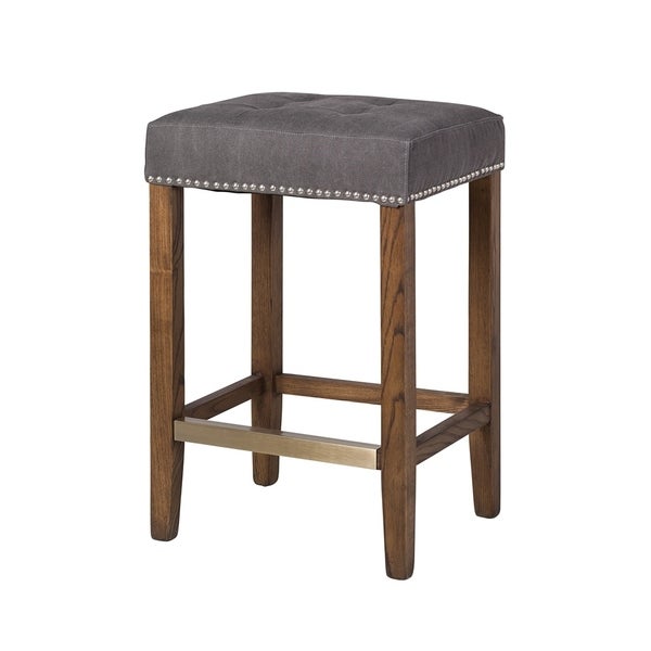 Counter Stool with Wood Legs