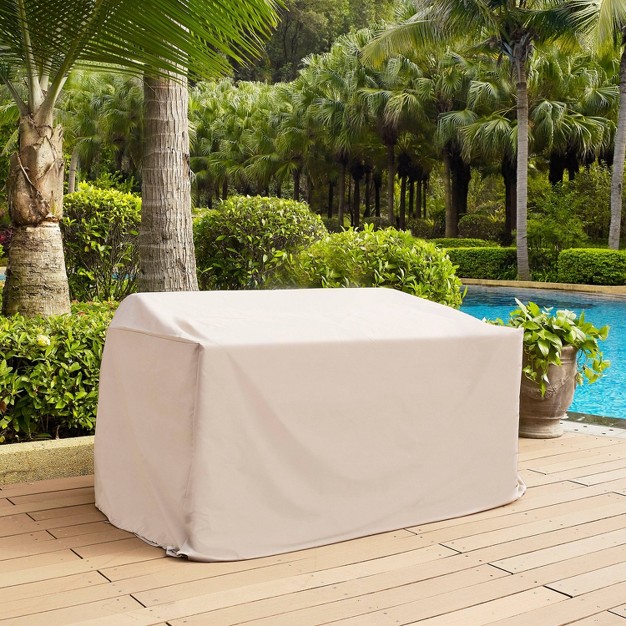 Outdoor Loveseat Furniture Cover Tan Crosley