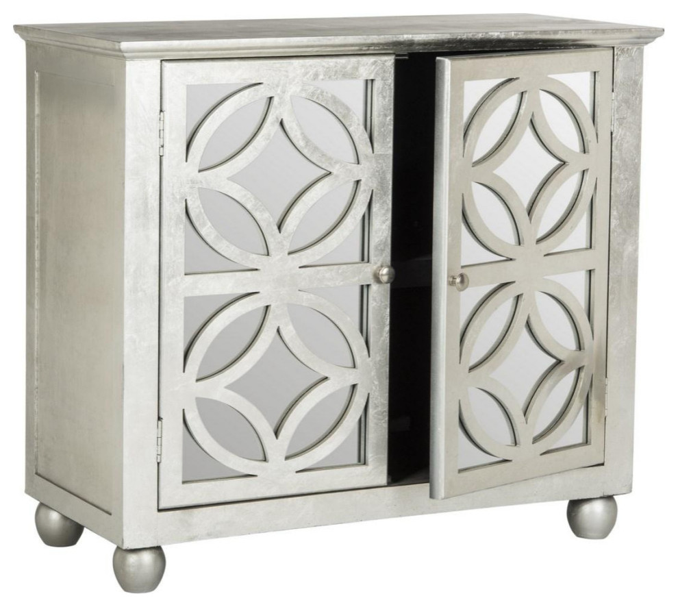 Vana Chest Silver Leaf   Modern   Coffee And Accent Tables   by Virgil Stanis Design  Houzz