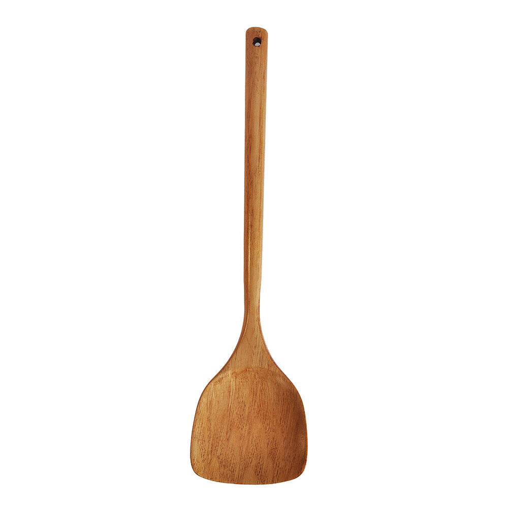 YGR Long Wooden Cooking Rice Spatula Scoop Kitchen Utensil Non-Stick Hand Wok Shovel