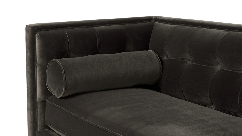 Jack 84 quotModern Tuxedo Tufted Sofa   Transitional   Sofas   by Jennifer Taylor Home  Houzz