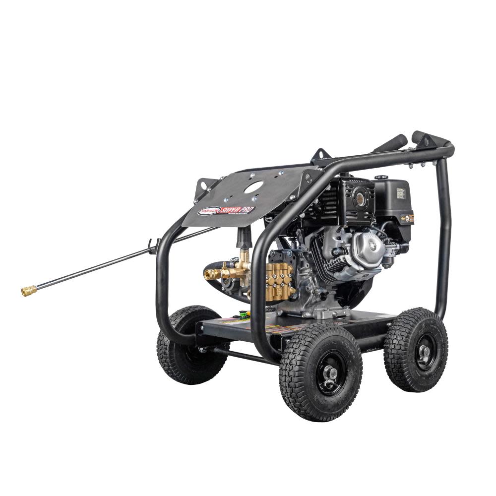 Simpson SuperPro Roll Cage Cold Water Professional Gas Pressure Washer 4400 PSI ;