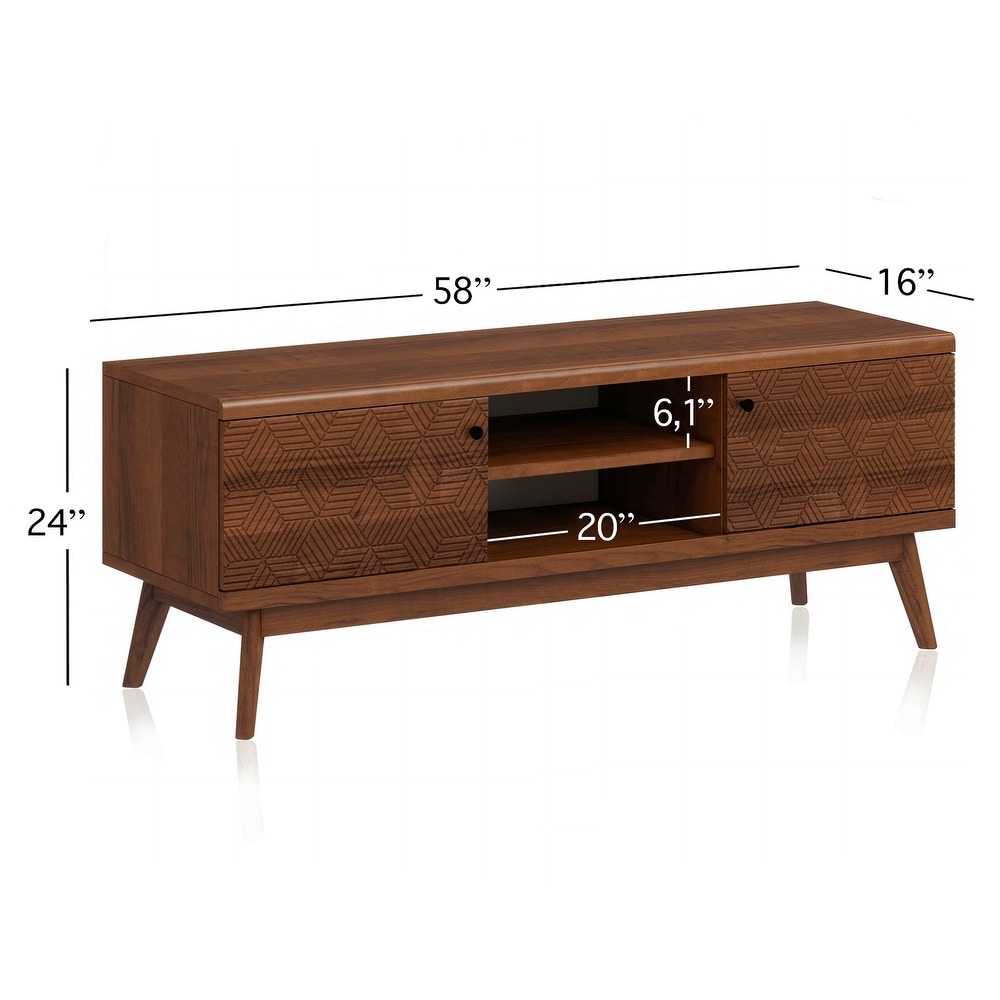 Living Skog Mid century TV Stand for TV's up to 65''