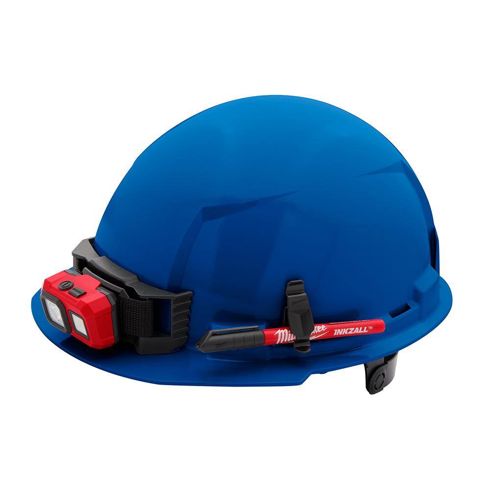 MW BOLT Blue Type 1 Class E Front Brim Non-Vented Hard Hat with 6-Point Ratcheting Suspension (5-Pack) 48-73-1124X5