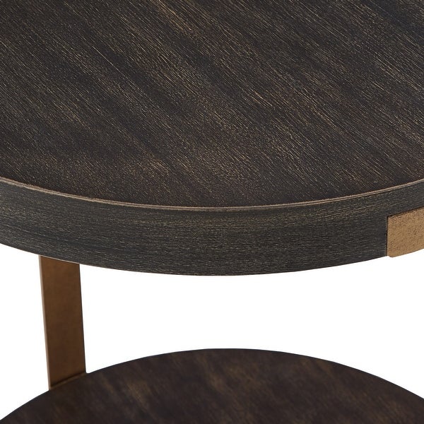 Jensen Wood and Metal T-Brace Tables by iNSPIRE Q Artisan