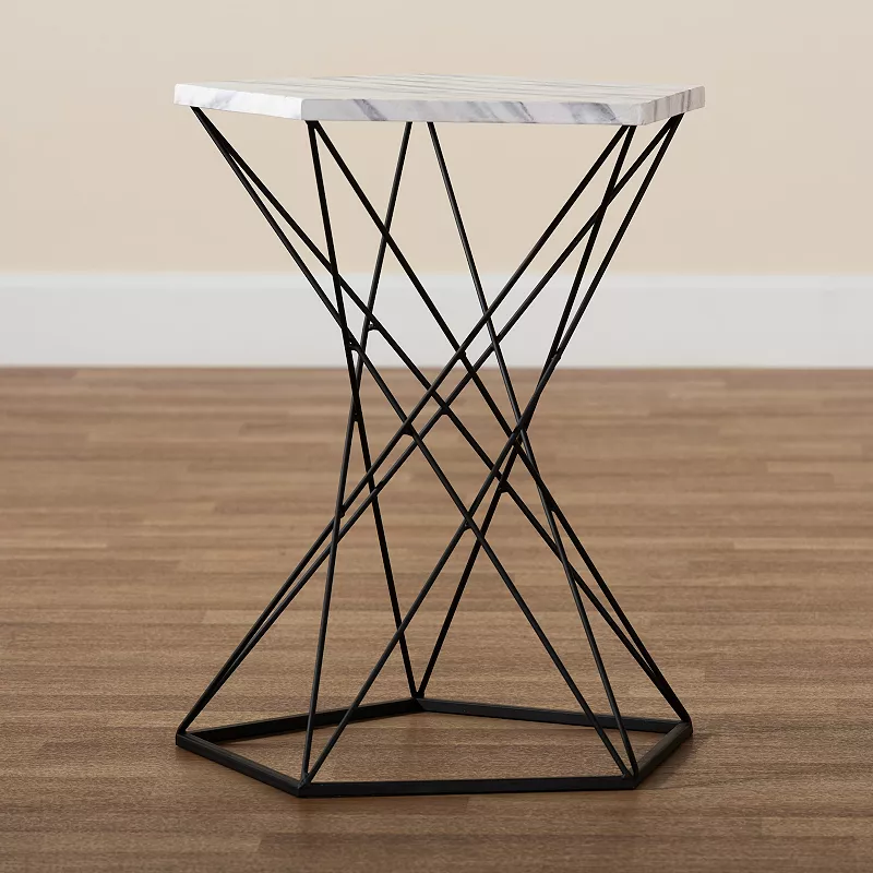 Baxton Studio Oberon End Table