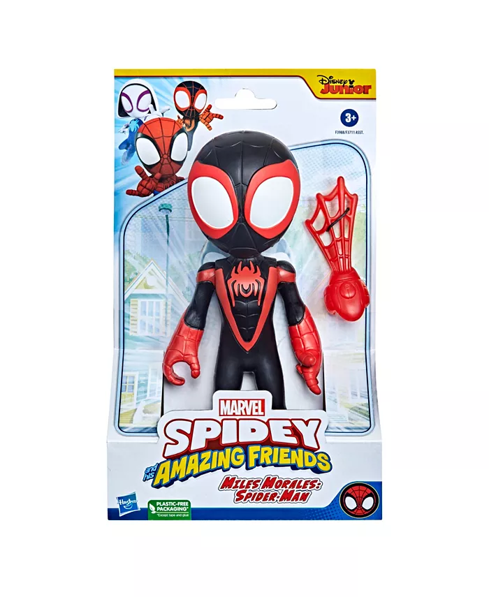 Spidey and His Amazing Friends Supersized Miles Morales  Spider Man Action Figure