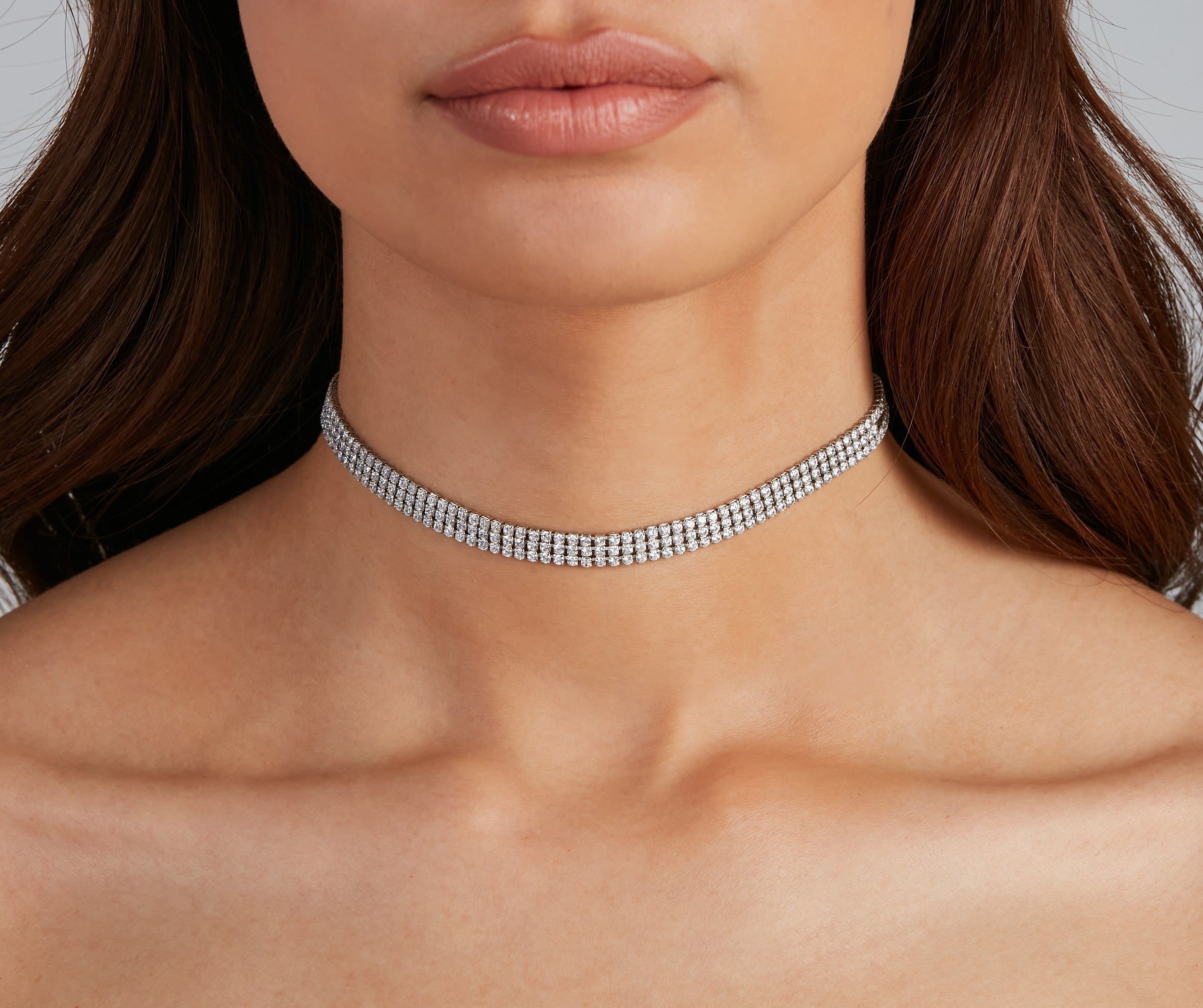 Glam On Clutch CZ Choker