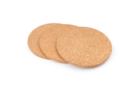 Fox Run 4440 Round Cork Trivets  Set of 3