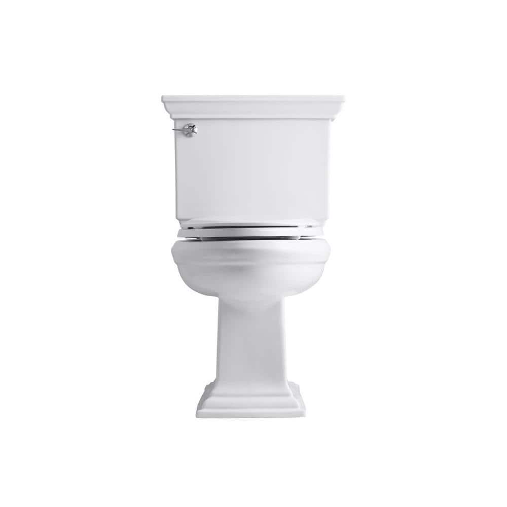 KOHLER Memoirs Stately 2Piece 16 GPF Single Flush Elongated Toilet with AquaPiston Flush Technology in White