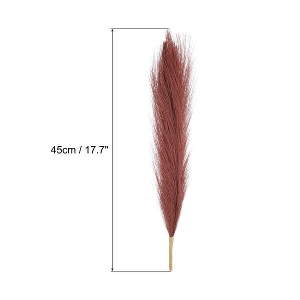 6Pcs Pampas Grass，17.7 Fake Pampas Grass for Wedding Decoration