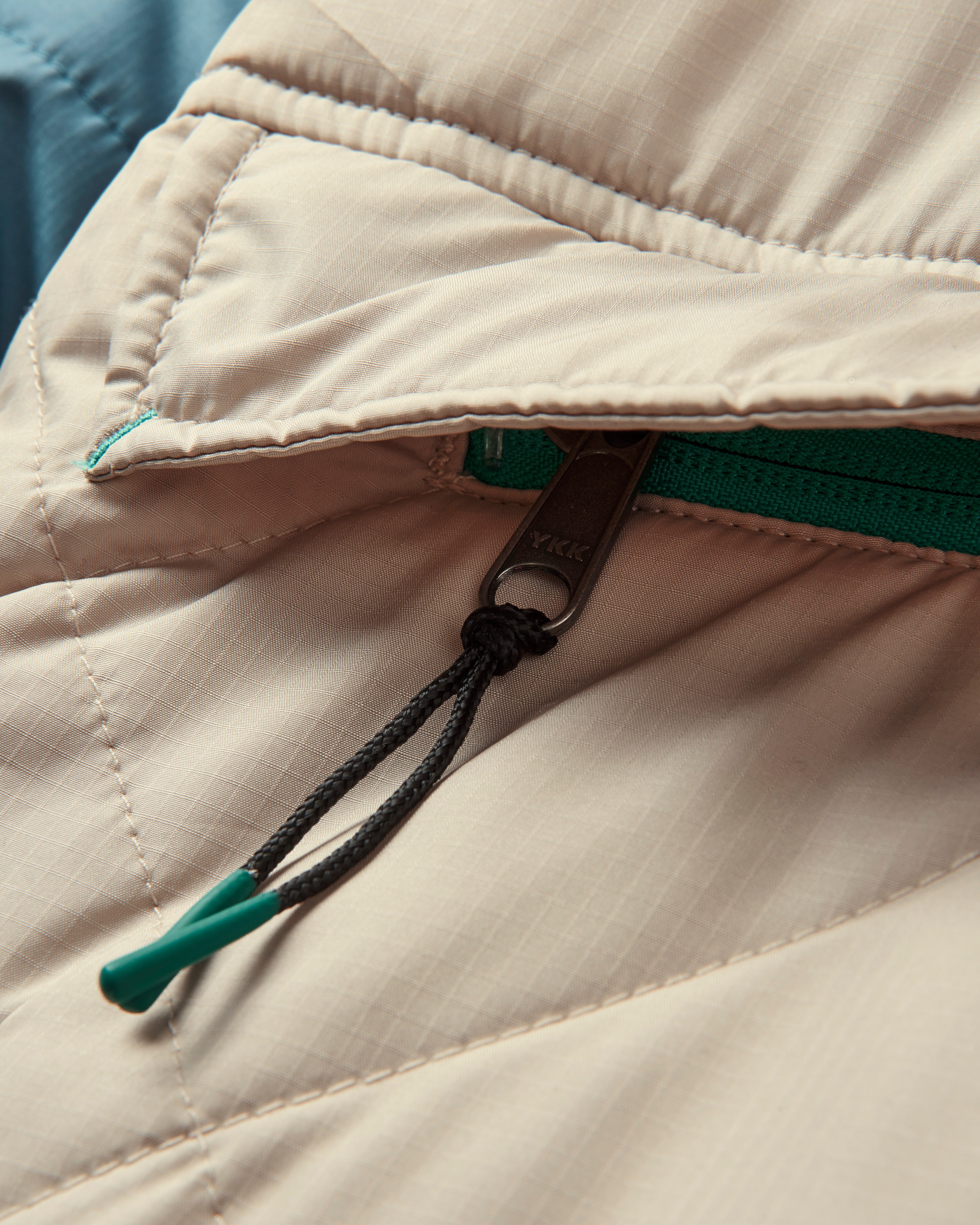 Ocean Recycled Insulated 1/2 Zip Jacket - Feather