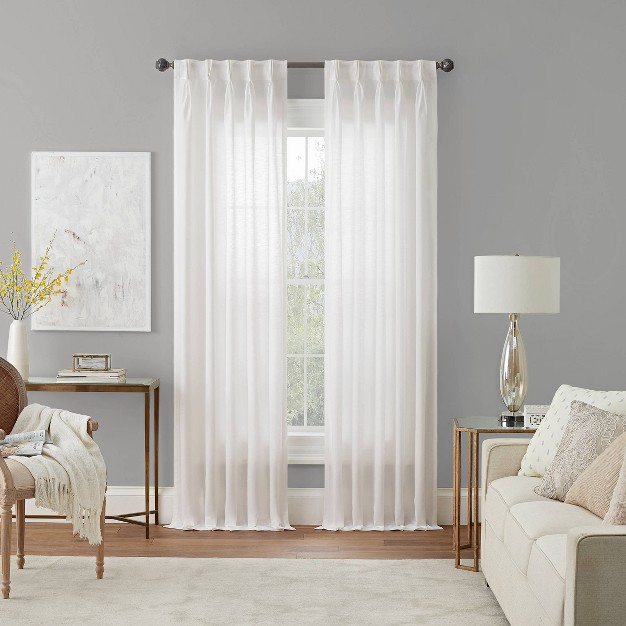 Serendipity 5 Pinch Pleat Light Filtering Curtain Panel Waverly