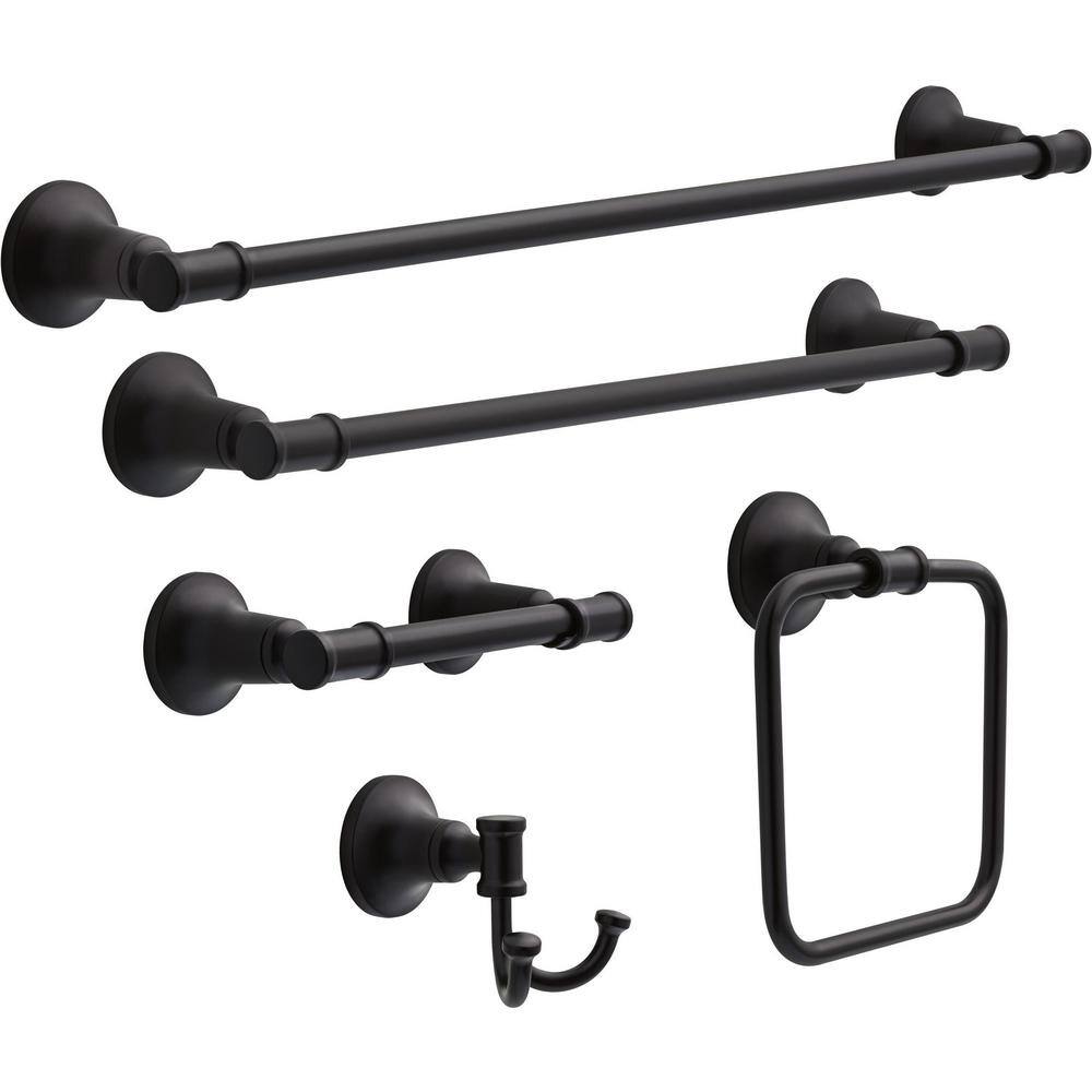 Delta Chamberlain Towel Hook in Matte Black CML35-MB